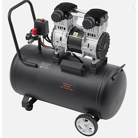 Uimoso Vevor 15 Gallon Air Compressor Portable Oil Free Compressor 2HP 5.3 SCFM @ 90 PSI $204 AC @ebay