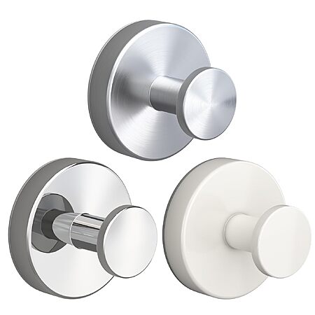 Genfest 15lb Stainless Steel Suction Cup Hooks / Towel Holder (3-Pack) $8.88 AC @amazon
