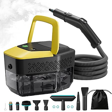Behome All-in-one 1.9qt Tank 1500W Portable Steam Cleaner $34.30 AC ...
