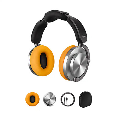 Dyson - OnTrac Customizable Active Noise-Cancelling Headphones - Aluminum