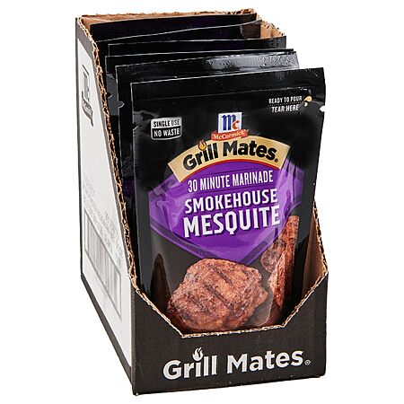 McCormick Grill Mates Smokehouse Mesquite 30 Minute Marinade, 5 oz for
