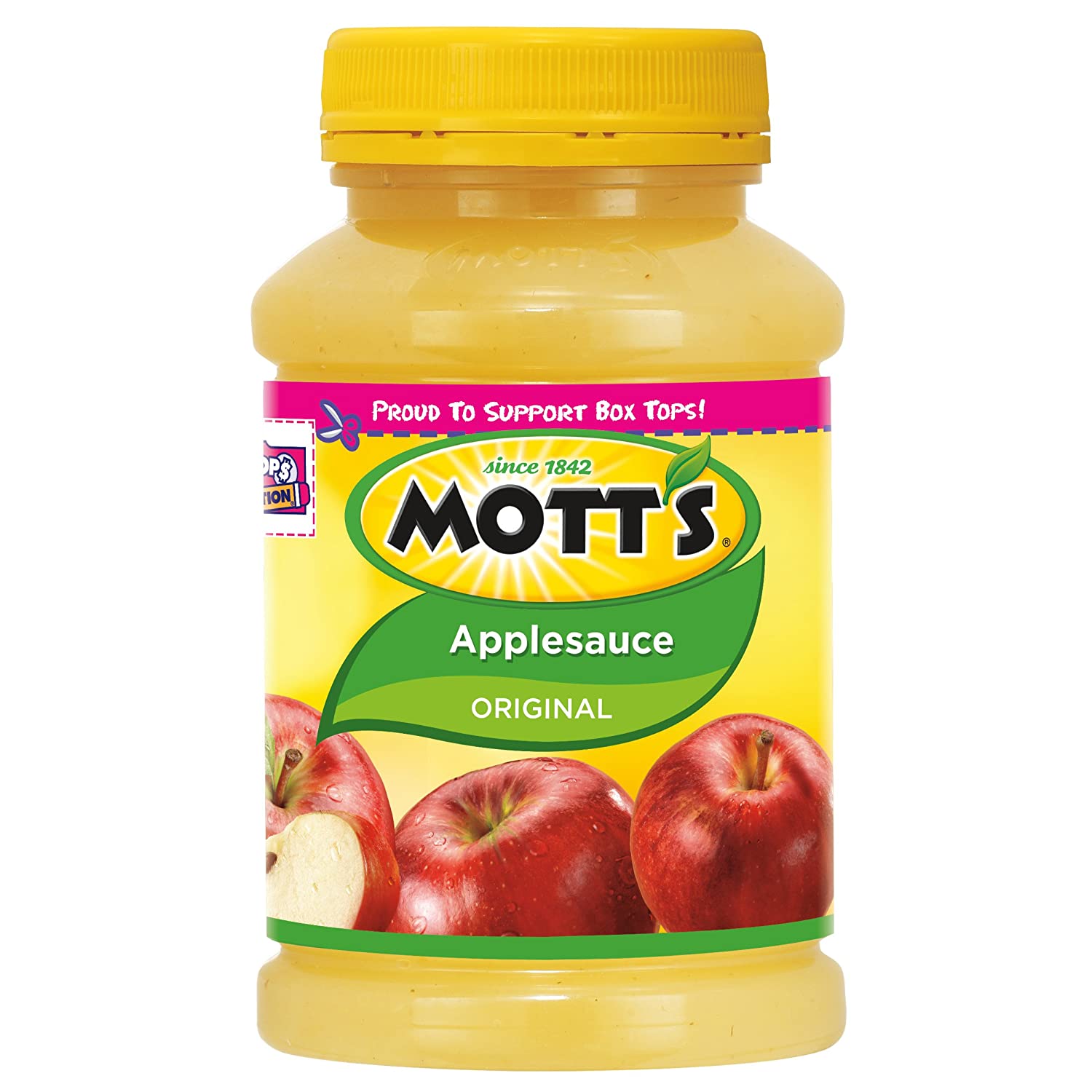 Mott's Applesauce, 24 Ounce Jar, Pack of 12 for $24 @ Amazon