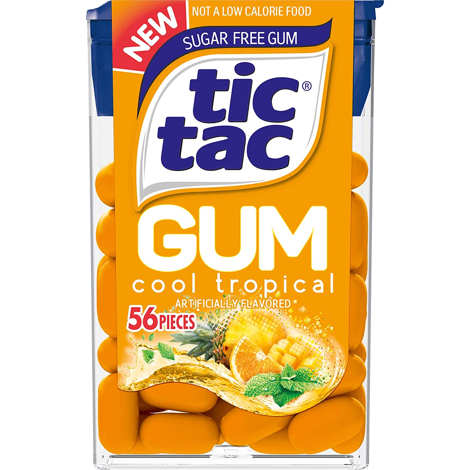 Tic Tac Gum, Sugar Free Chewing Gum, Cool Tropical, 12 Count for $3 @ Amazon
