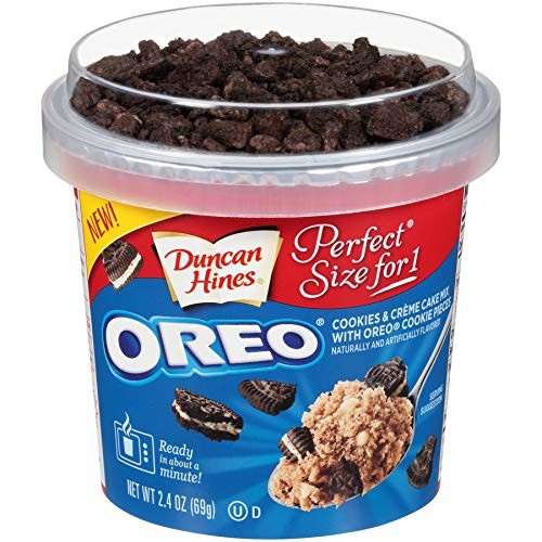 Duncan Hines OREO Cake Cup, 2.4 oz Cup, 12 Counts for $9 @ Amazon