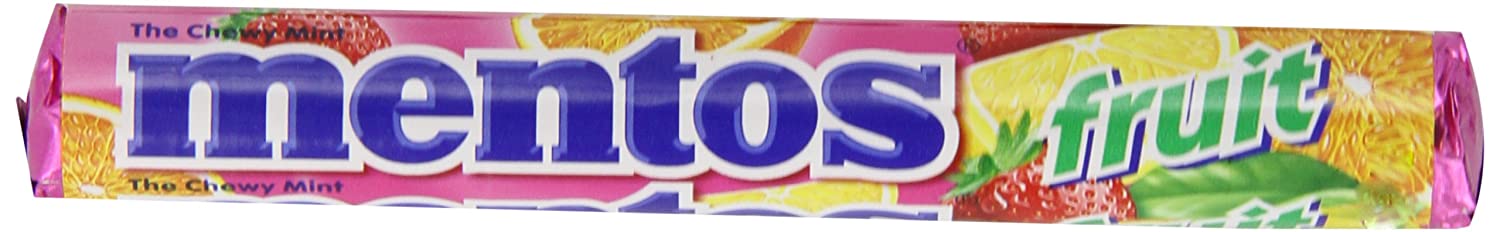 Mentos Chewy Candy, Mixed Fruit, 1.32oz 15 Count for $7.50 @ Amazon