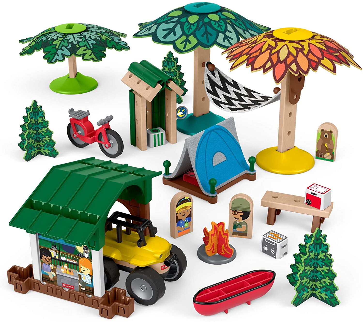 Fisher-Price Wonder Makers Design System Soft Slumber Campground, 60+ Pieces for $11.53 @ Amazon