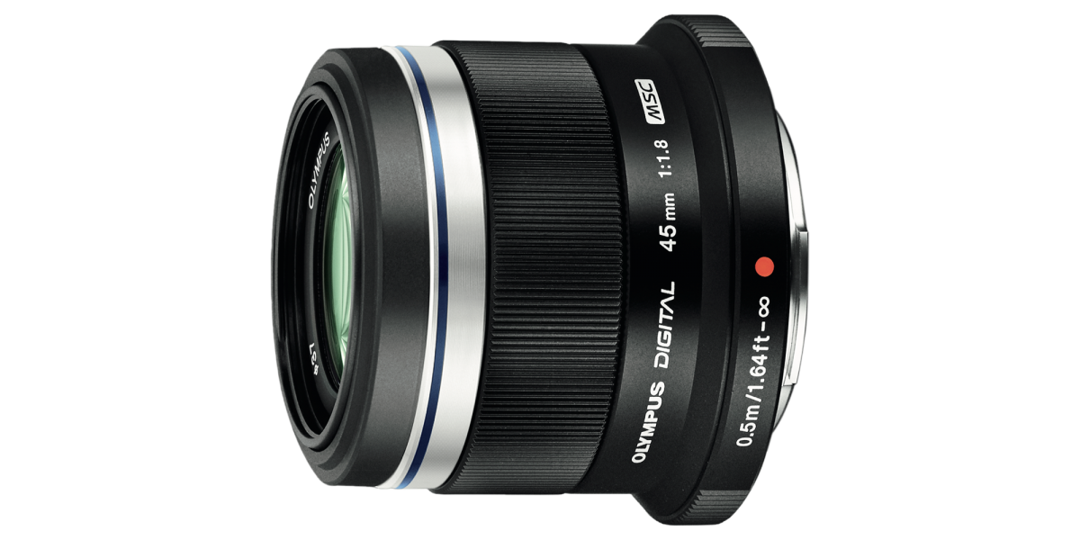 Olympus 45mm F1.8 MFT Lens Factory Reconditioned, $174