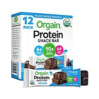12-Pack 1.41oz Orgain Organic Vegan Protein Bars (Chocolate Brownie)