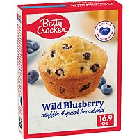 16.9-Oz Betty Crocker Wild Blueberry Muffin Mix $1.92 w/ S&S + Free Shipping w/ Prime or on $35+