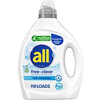 2-count 82.5-Oz all Liquid Laundry Detergent $28.48 w/ S&S + Free Shipping w/ Prime or on $35+