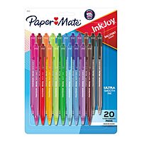 Prime Members: 20-Count Paper Mate InkJoy 100RT Retractable Ballpoint Pens (Assorted, Medium Point, 1.0mm) $7.21 w/ S&S + Free Shipping w/ Prime or on $35+