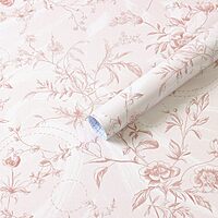 Prime Members: 17.3''x78.7'' Dimoon Floral Peel and Stick Self-Adhesive Wallpaper (Light Pink or Beige) from $2.75 + Free Shipping