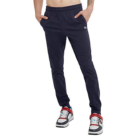 Champion White Cotton Joggers (Workout Pants) main image 0
