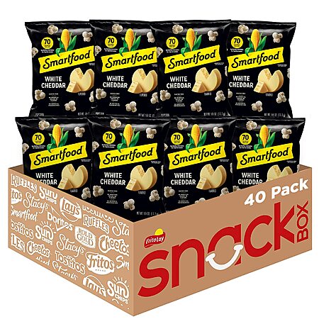 40-Count 0.6-Oz Smartfood Flavored Popcorn (White Cheddar) $11.55 + Free Shipping w/ Prime or on $35+