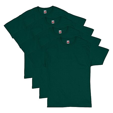 4-Pack Hanes Men's Essentials Crewneck Cotton T-Shirt $11.35 + Free Shipping w/ Prime or on $35+