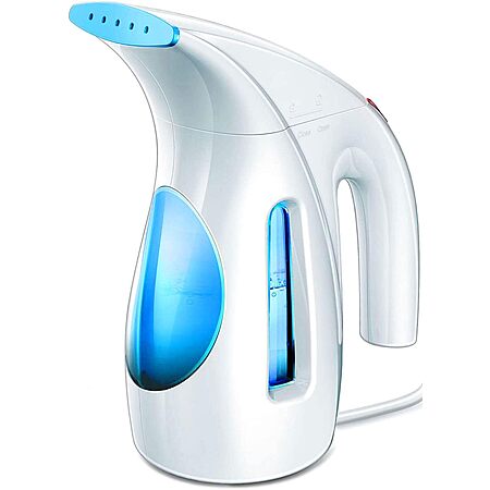 HiLIFE Portable Handheld Steamer for Clothes (Blue, 240mL / Up to 15 minutes) $12.99 + Free Shipping w/ Prime or on $35+