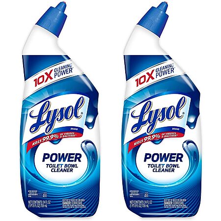 2-Pack 24-Oz Lysol Power Toilet Bowl Cleaner $3.44 w/ S&S + Free Shipping w/ Prime or on orders over $35