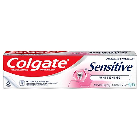6-Oz Colgate Sensitive Maximum Strength Sensitive Toothpaste $2 + Free Shipping w/ Prime or on $35+