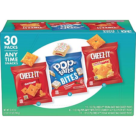 Cheez-It & Pop-Tarts Variety Pack $9.30!
