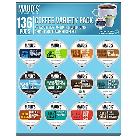 50% Off Maud's Medium Roast Coffee!