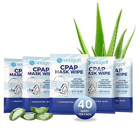 Snugell CPAP Mask Wipes 60% Off!