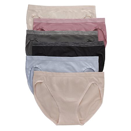 Hanes 6-Pack Women's Underwear for $8.48