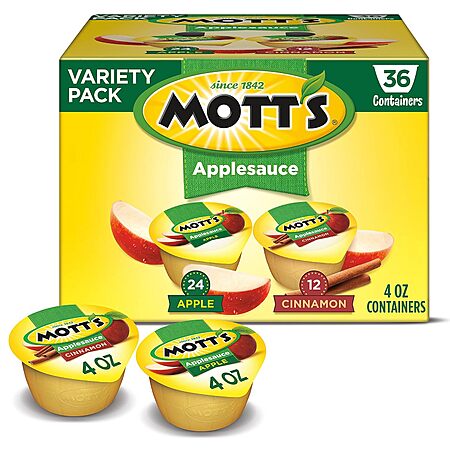 Motts Applesauce 36-Pack for Only $9.60!