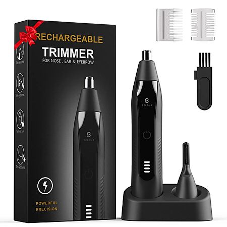 Selouj 3-in-1 USB-C Rechargeable Precision Trimmer & Detailer w/ Attachments $9.80