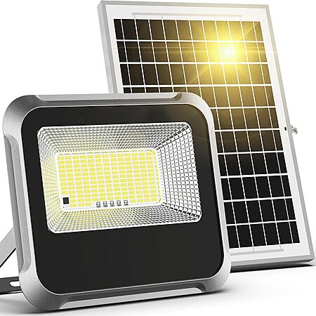 Engrepo 3000LM 10000mAh Solar Waterproof Outdoor Flood Light w/ Solar Panel $36 + Free Shipping