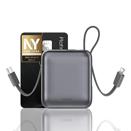 Prime Members: 10000mAh VINKO 22.5W Portable Power Bank w/ Built-in ...