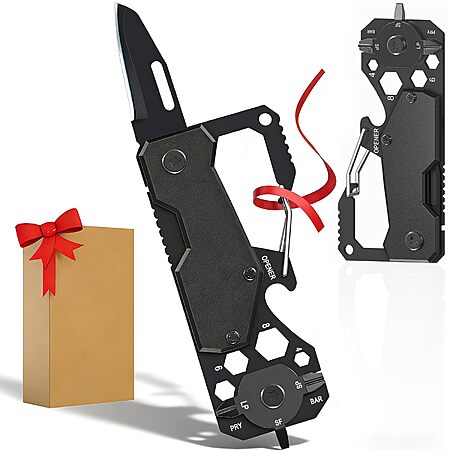 Yoyatoo Multitool Pocket Knife (Black or Camouflage)