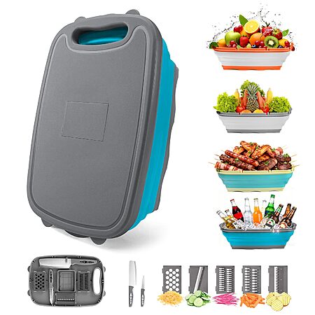 9-In-1 Gintan Collapsible Multi Chopping Camping Cutting Board (Various Colors) $13.49 + Free Shipping w/ Prime or on $35+