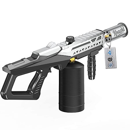 [Prime] KOACKL Propane Torch Adjustable Flame Thrower Gun (Silver&black) $30.35 + Free Shipping
