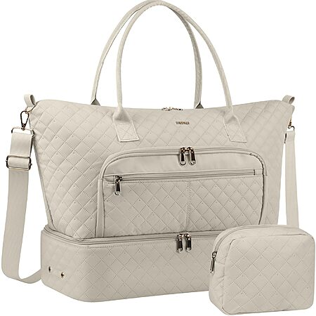 [Prime] HOTOR Women's Carry-on Travel Duffle Bag w/ Toiletry Pouch $9.99 + Free Shipping