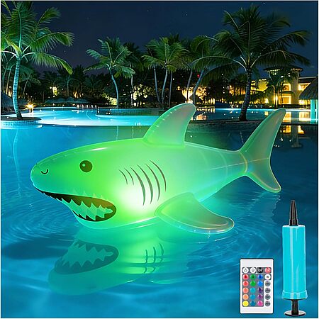 40" Foxgor Solar Powered Floating Pool Lights  $14.99 + Free Shipping w/ Prime or on $35+
