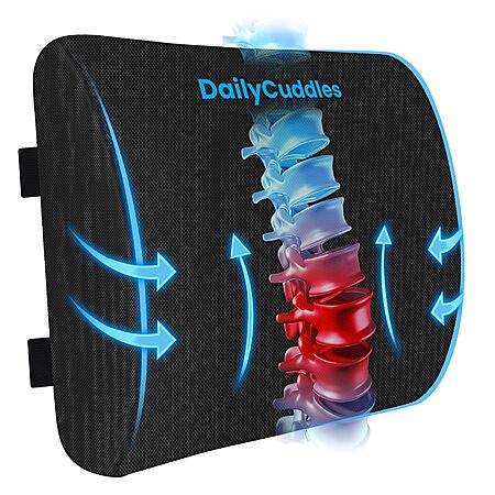 [Prime] DailyCuddles Memory Foam Lumbar Support Pillow $12.79 + Free Shipping