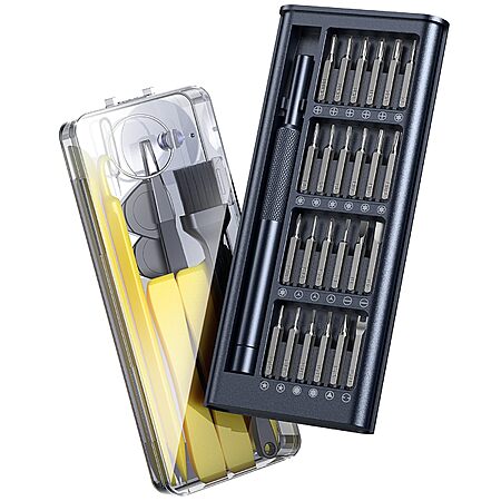 AXTH 38-in-1 Precision Screwdriver Set w/ Bearing Steel Bits $5.99 + Free Shipping w/ Prime or on $35+