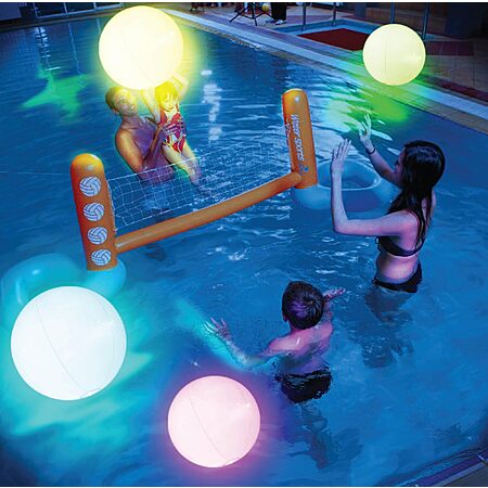 [Prime] 4-Pack 12" FLAMDYNO Light Up Pool Toys w/ 8 Light Modes $10.18 + Free Shipping