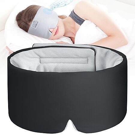 MUSICOZY Ice Silk Sleep Headphones with Bluetooth Mask (Various) $9.99 + Free Shipping w/ Prime or on $35+
