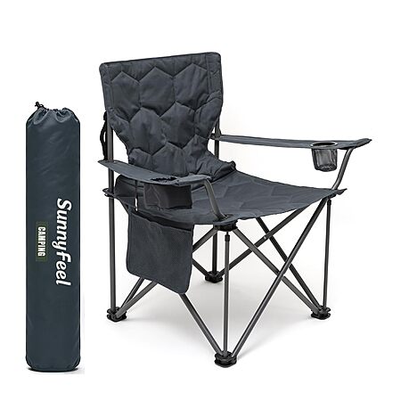 SUNNYFEEL Heavy Duty Oversized Camping Chairs (Various, Up to 500lbs) $29.99 + Free Shipping w/ Prime or on $35+