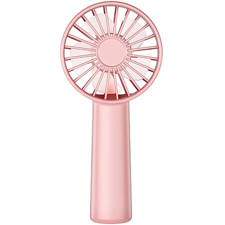 KIDEE Portable Handheld USB Rechargeable Mini Fan (Rose Pink or Purple) $4.99 + Free Shipping w/ Prime or on $35+