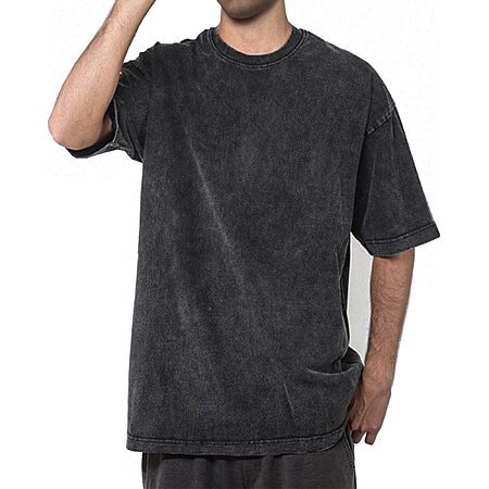 AMZAREA Men's 100% Cotton Vintage Cotton Oversized T-Shirts (Various) $4.99 + Free Shipping w/ Prime or on $35+
