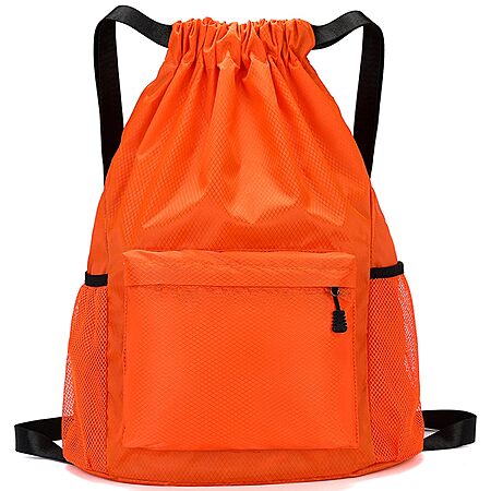 Dntorx Waterproof Drawstring Backpack w/ Water Bottle Pocket (Various) $4.99 + Free Shipping w/ Prime or on $35+