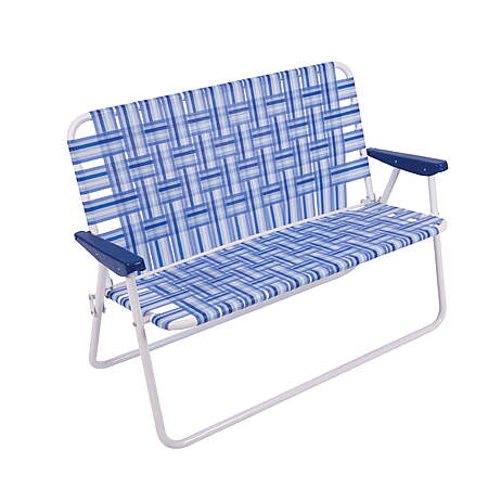 4' x 2' x 3' Camp & Go Folding Web Love Seat (Blue) $40 + Free Shipping