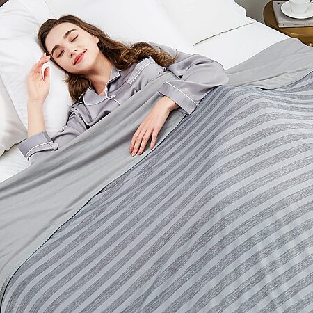Prime: Guohaoi Arc-Chill Q-Max Cooling Blankets (Grey or Grey Watercolor)
