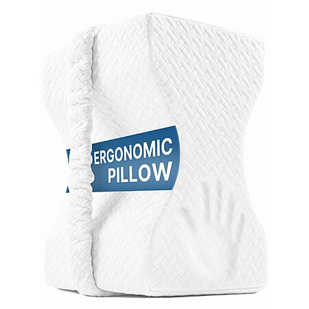 10.5" UJPFEO Memory Foam Knee Pillow for Side Sleepers w/ Strap (Various) from $9.99 + Free Shipping w/ Prime or on $35+