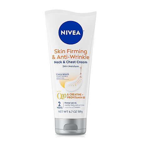6.7-Oz NIVEA Skin Firming & Anti-Wrinkle Neck & Chest Cream w/ Q10 & Creatine $3.59 w/ S&S + Free Shipping w/ Prime or on $35+