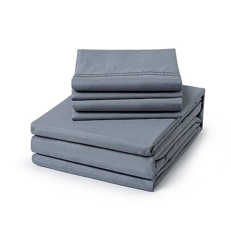 6-Piece Cleva Queen Size Bed Sheet Set w/ Deep Pocket (Queen, Quarry) $13.99 + Free Shipping w/ Prime or on $35+