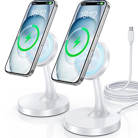 2-Pack TXXTOL Magnetic 15W Wireless Mag-Safe Charger Stand $11.49 + Free Shipping w/ Prime or on $35+