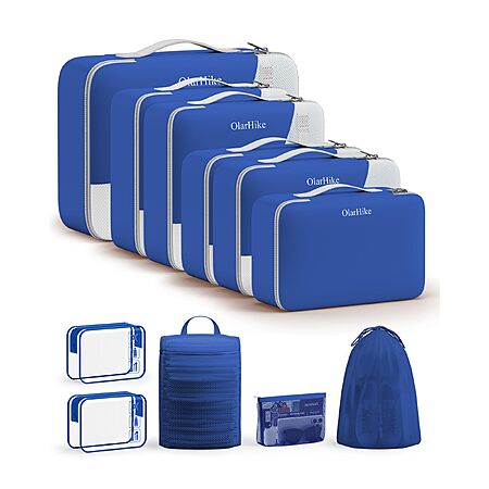 [Prime] 11-Pack OlarHike Anti-Tearing Packing Cubes Set for Travel $14.24 + Free Shipping